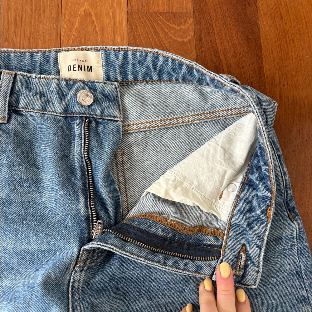 Sezane Le Crop Jeans NWOT - Picture 5 of 10